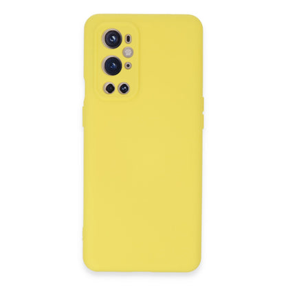 One Plus 9 Pro Kılıf Nano içi Kadife Silikon - Sarı
