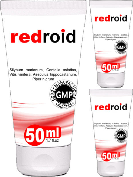 Redroid Cream 3 Adet 50 ml Özel Hemroid Kremi