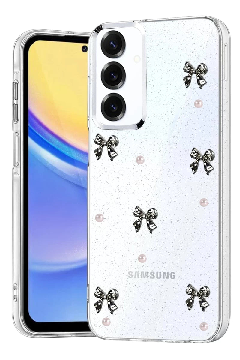 Galaxy A57 5G Fiyonk Desenli Kapak - Desen 8
