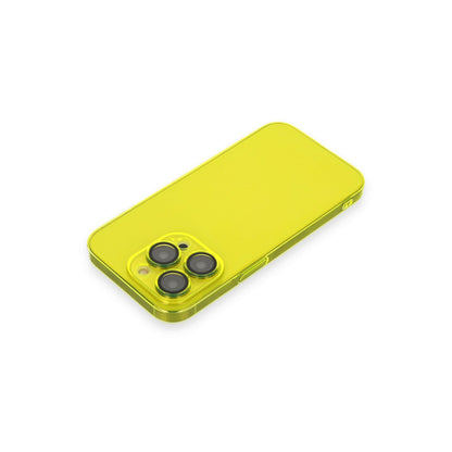 iPhone 13 Pro Max Kılıf Armada Lensli Kapak - Sarı