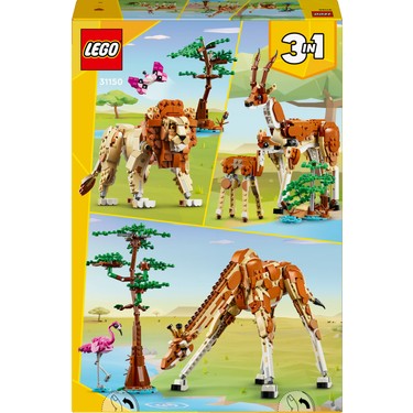 Vahşi Safari Hayvanları - 9 Yaş ve Üzeri Yaratıcı Oyun Seti