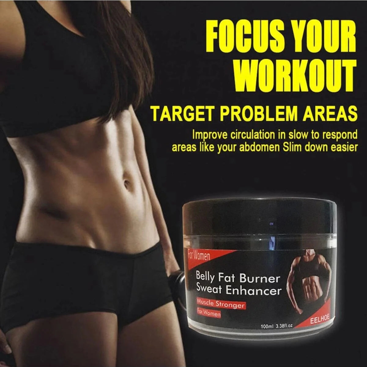Belly Fat Burner For Women Kadın Hızlı Krem 100 ml