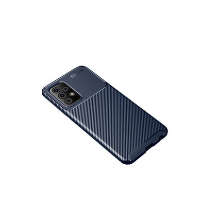 Galaxy A52 Kılıf Auto Focus Karbon Kapak - Lacivert