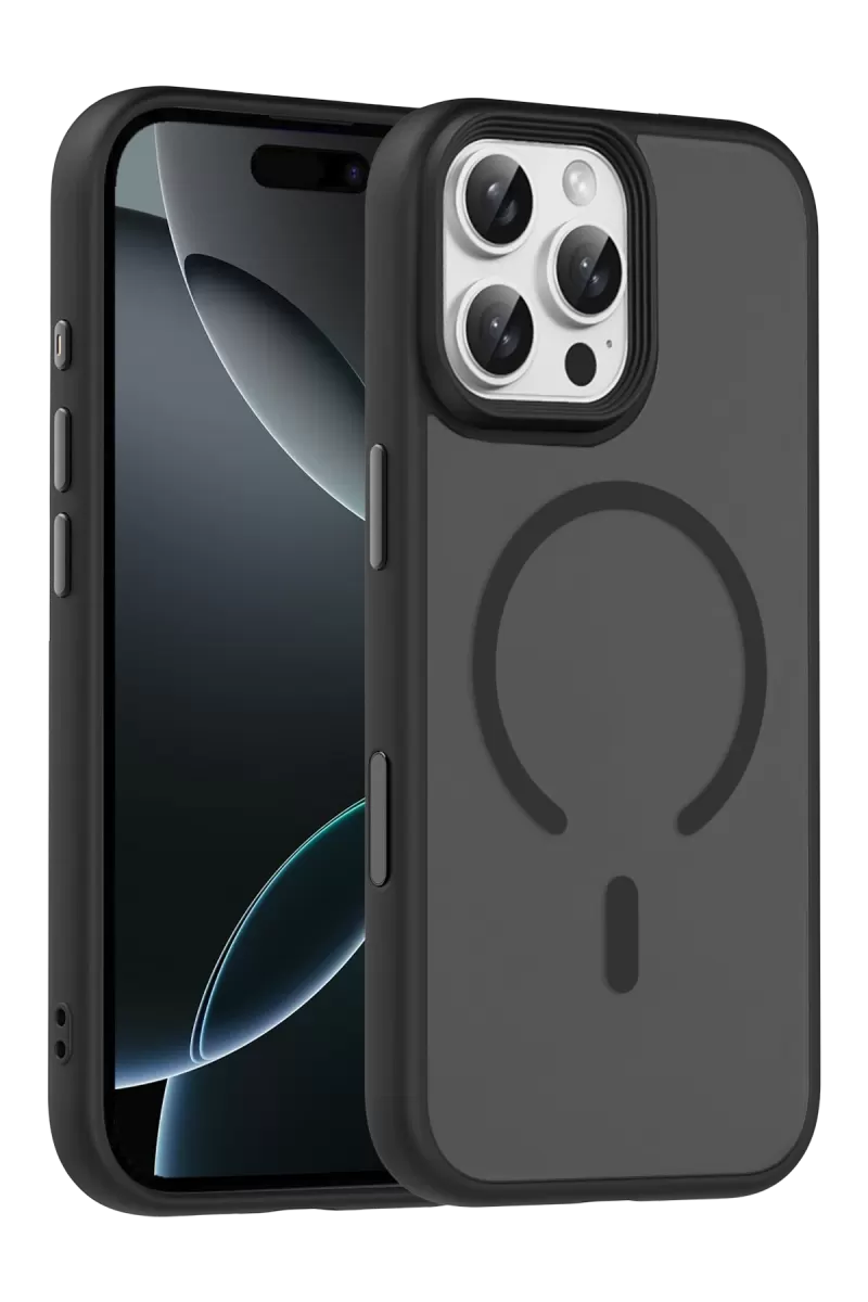 iPhone 16 Pro Max Megane Magsafe Kapak - Siyah