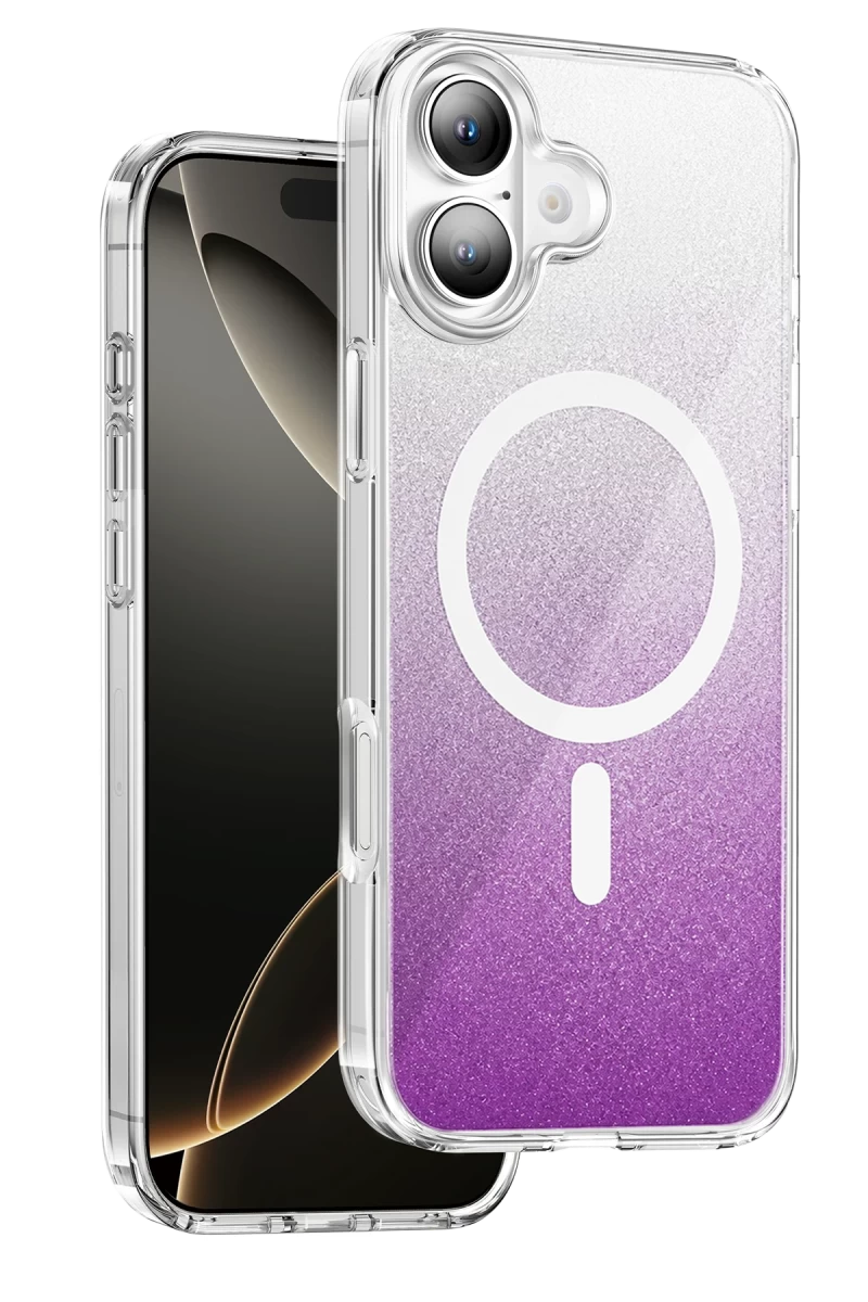Onegif iPhone 16 Sora Simli Magsafe Kapak - Mor