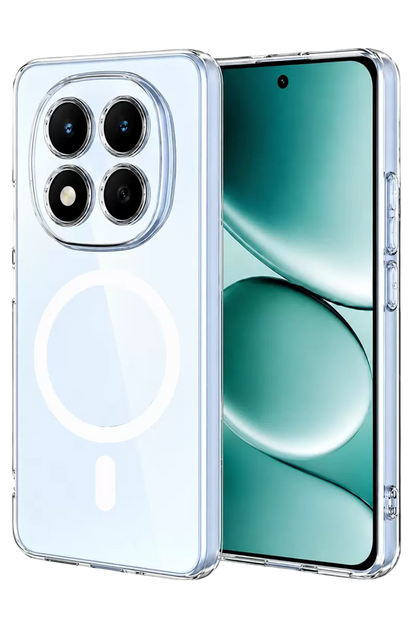 Note 15 Pro 5G Combo Sert Şeffaf Magsafe Kapak - Şeffaf