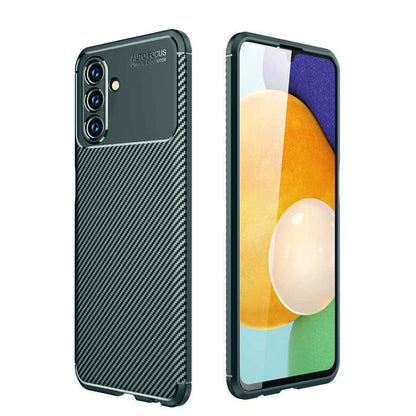 Galaxy A56 Kılıf Auto Focus Karbon Kapak - Koyu Yeşil