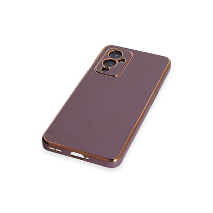 One Plus 9 Kılıf Volet Silikon - Mor
