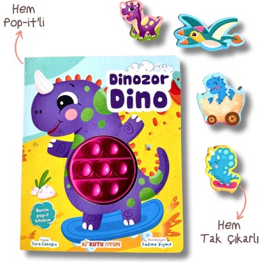 Benim Pop-It Kitabım - Dinozor Temalı Eğlence