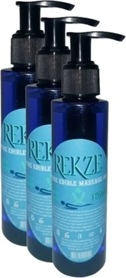 Süper Rekze Erkeklere Kadınlara Özel Sade Yenilebilir Masaj Yağı Pure Edible Massage Oil 125ML 3 Adet