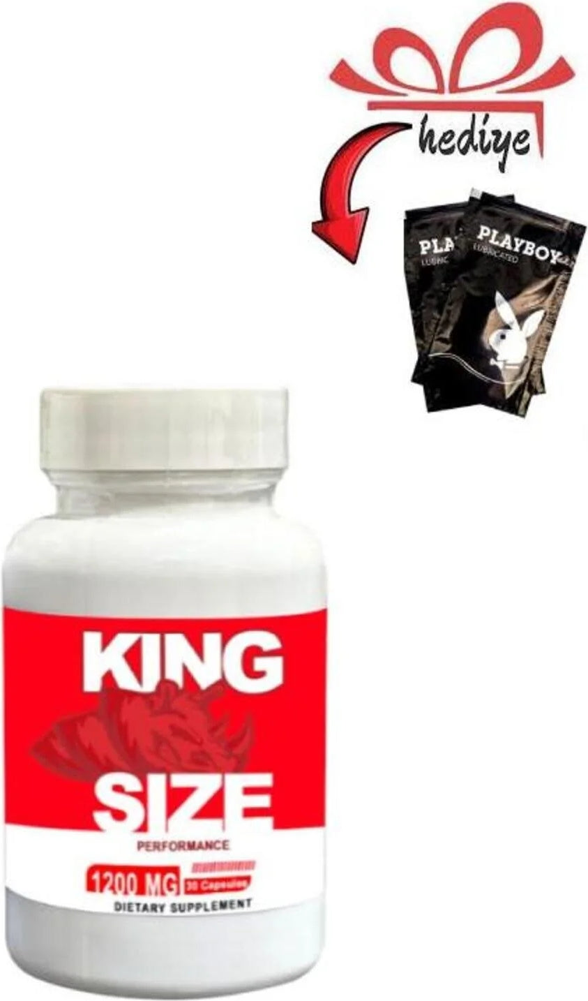 King Size Erkeklere Çok Özel 30lu + Özel Kayganlaştırıcı Jelle