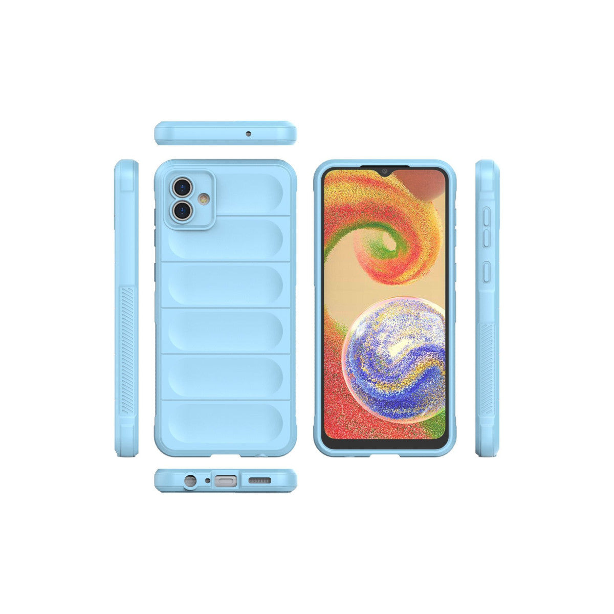 Galaxy A04 Kılıf Optimum Silikon - Sky Blue