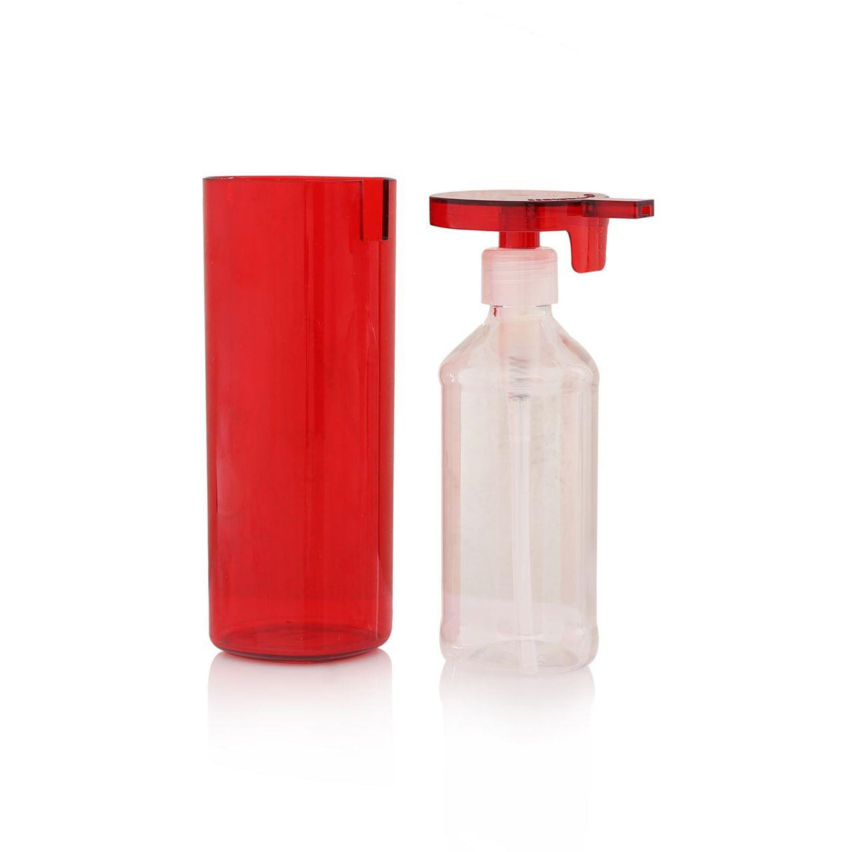 Kırmızı Akrilik Sıvı Sabunluk 250 ml