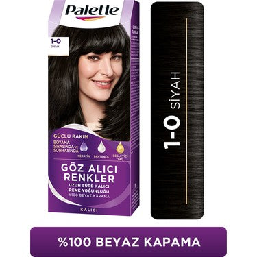 Siyah saç boyası, 115 ml, besleyici yağ içerir