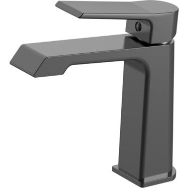 Metalik Gri Lavabo Bataryası, Dayanıklı Pirinç Malzeme