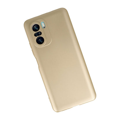 Poco F3 Kılıf First Silikon - Gold