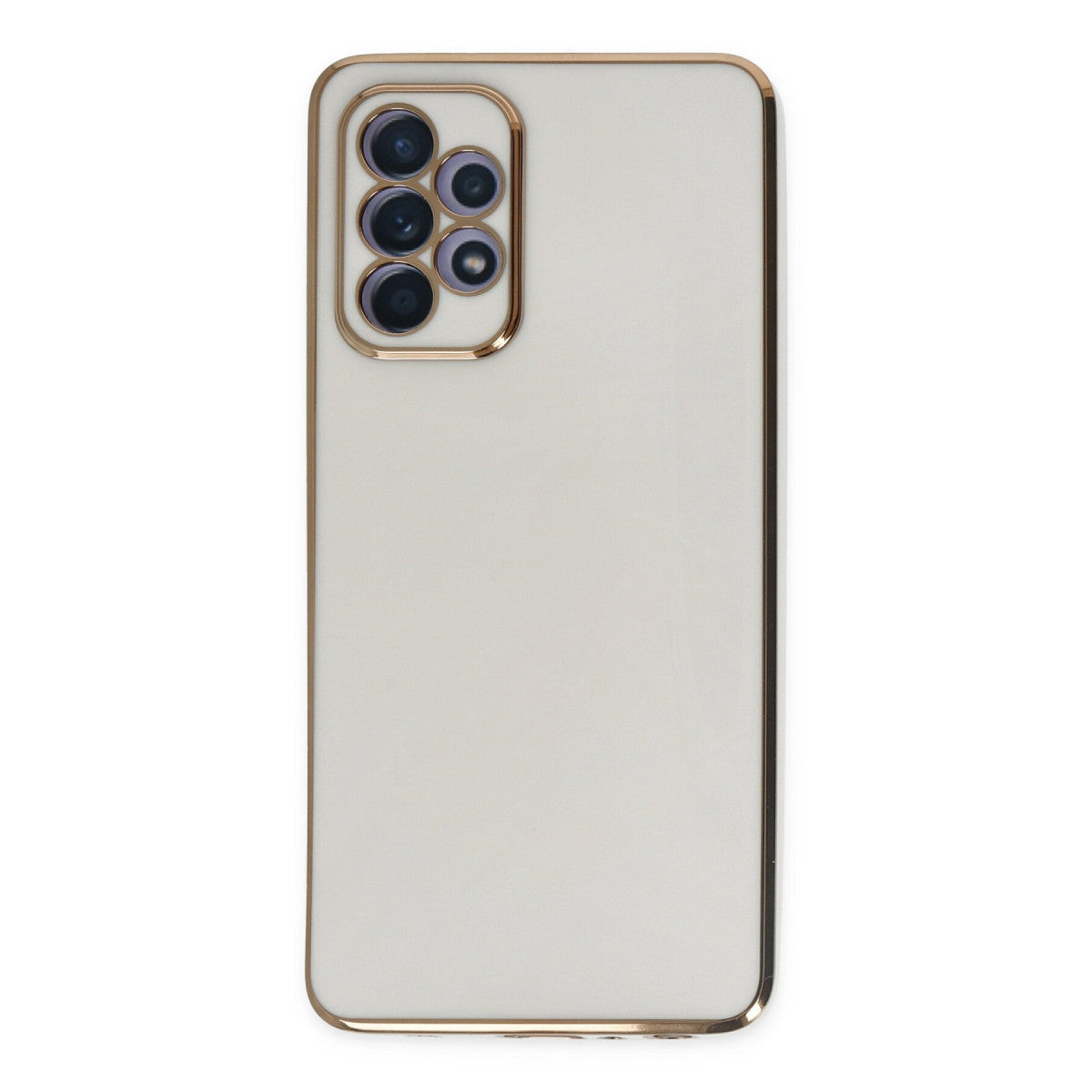 Galaxy A52 Kılıf Volet Silikon - Beyaz