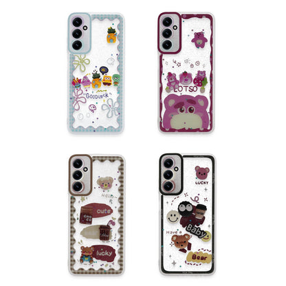 Galaxy A15 4G Kılıf Sweet Desenli Silikon Kapak - Şeffaf