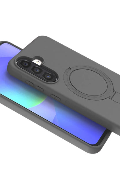Galaxy A36 Regal Magsafe Standlı Kapak - Titan Gri