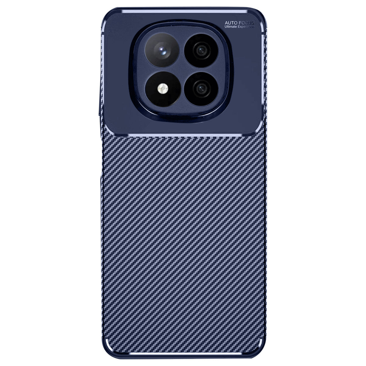 Redmi Note 14 Pro 4G Kılıf Auto Focus Karbon Kapak - Lacivert