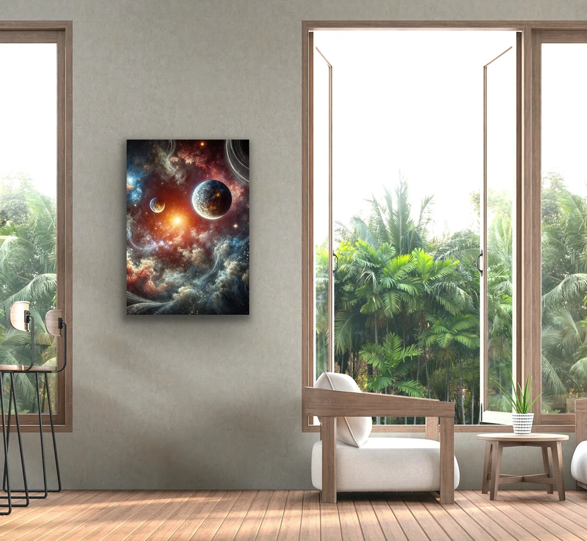 Gezegenler Kanvas Tablo 70x100cm