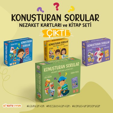 Nezaket Kartları ve Kitap Seti - Eğlenceli Oyun