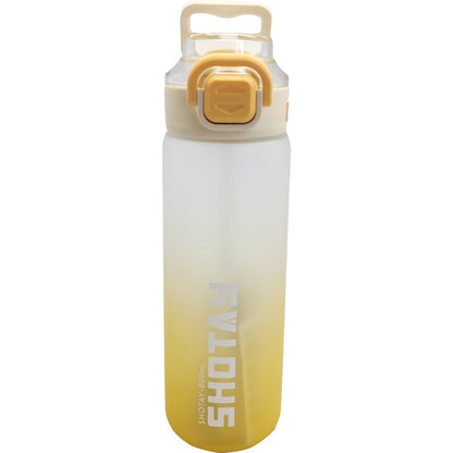 Sarı Renkli 800 ml PC Matara, Şık ve Kullanışlı