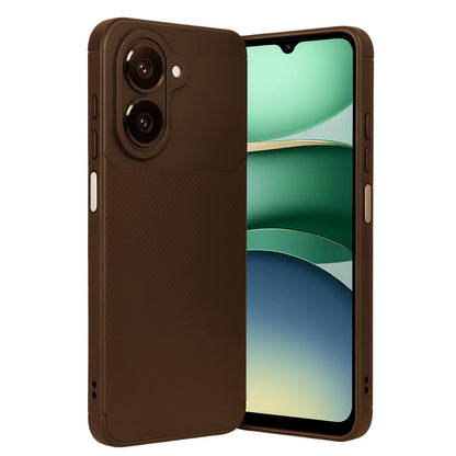Galaxy A07 4G Auto Focus Karbon Kapak - Kahverengi