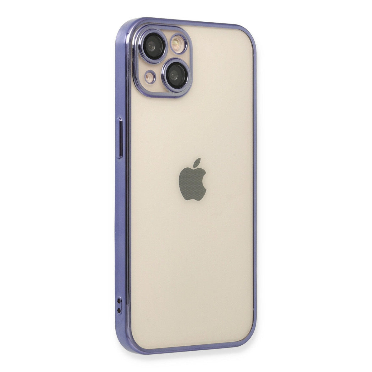 iPhone 13 Kılıf Razer Lensli Silikon - Mor