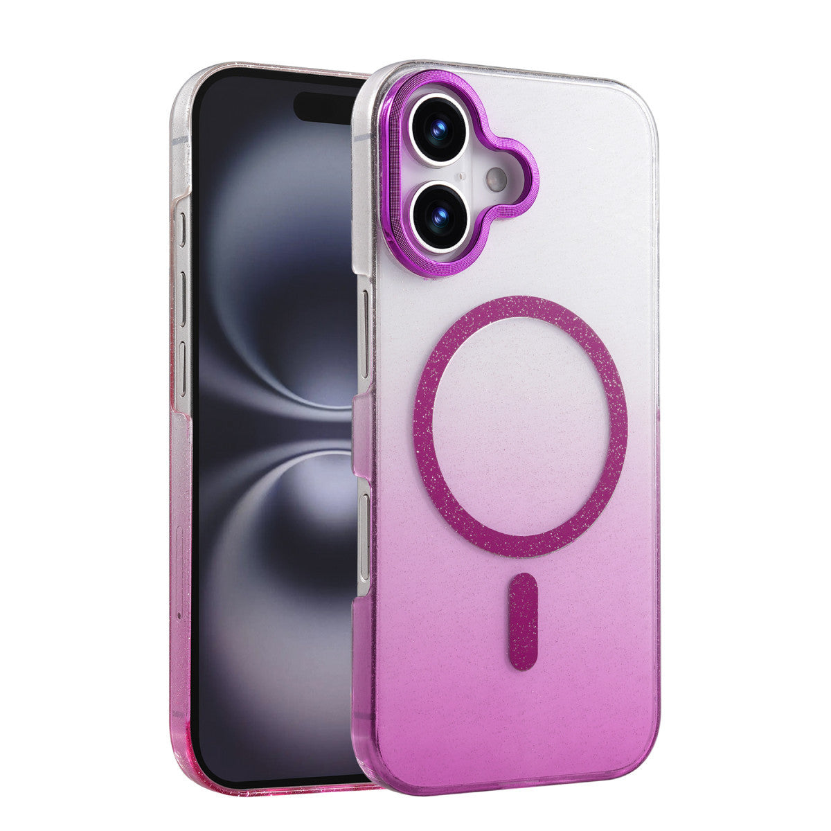 iPhone 16 Glossy Magsafe Kapak - Mor
