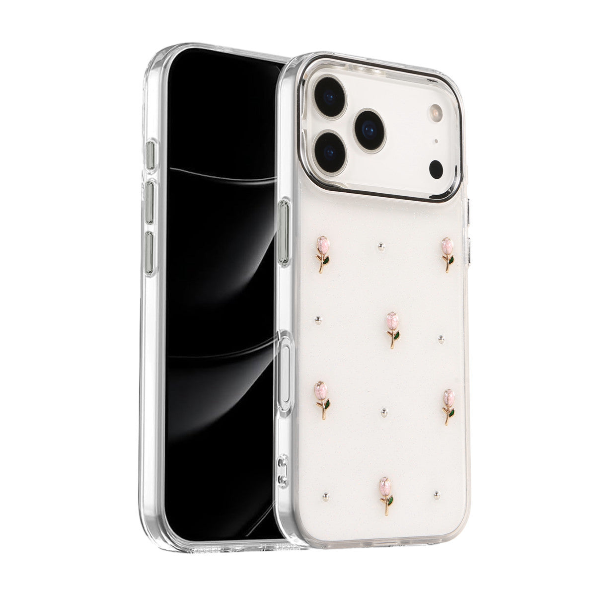iPhone 17 Pro Fiyonk Desenli Kapak - Desen 6