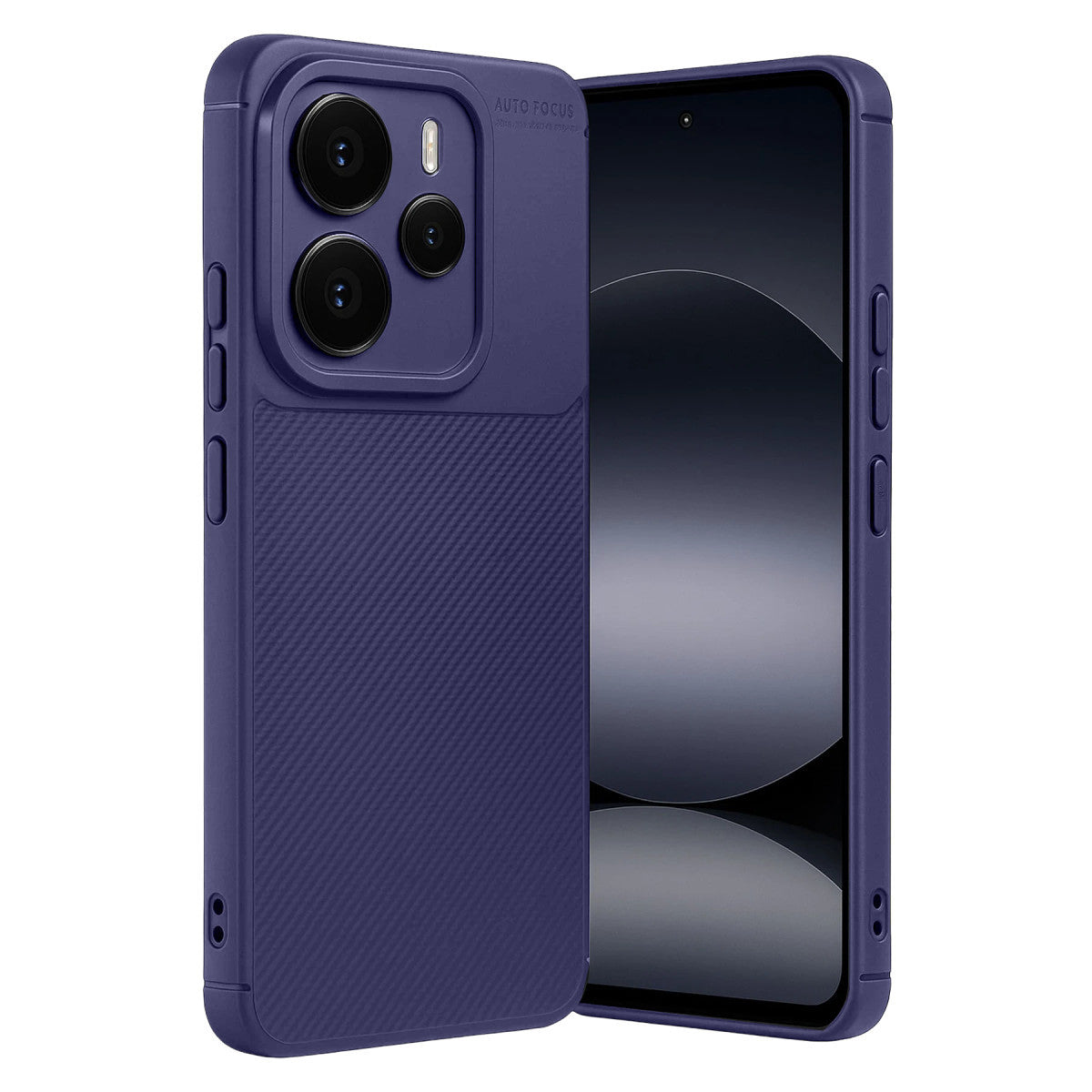 Note 14 5G Auto Focus Karbon Kapak - Lacivert