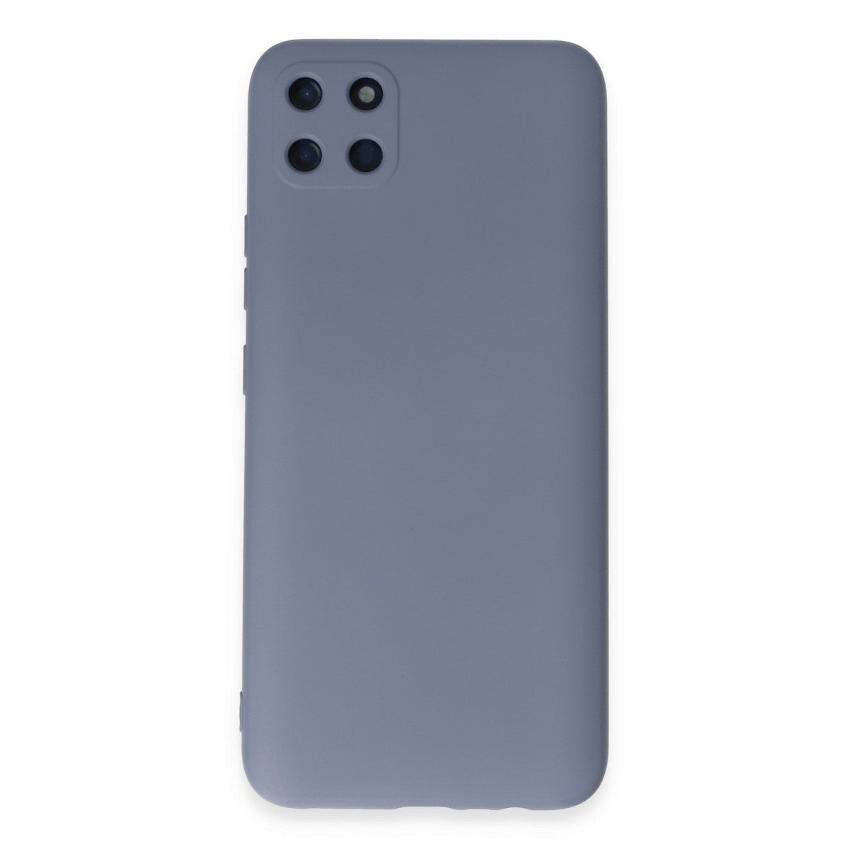 Realme C11 Kılıf Nano içi Kadife Silikon - Gri