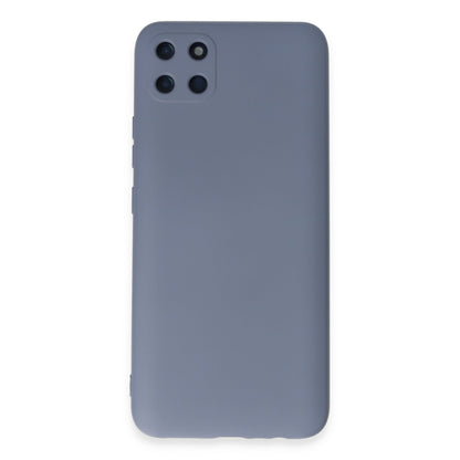 Realme C11 Kılıf Nano içi Kadife Silikon - Gri