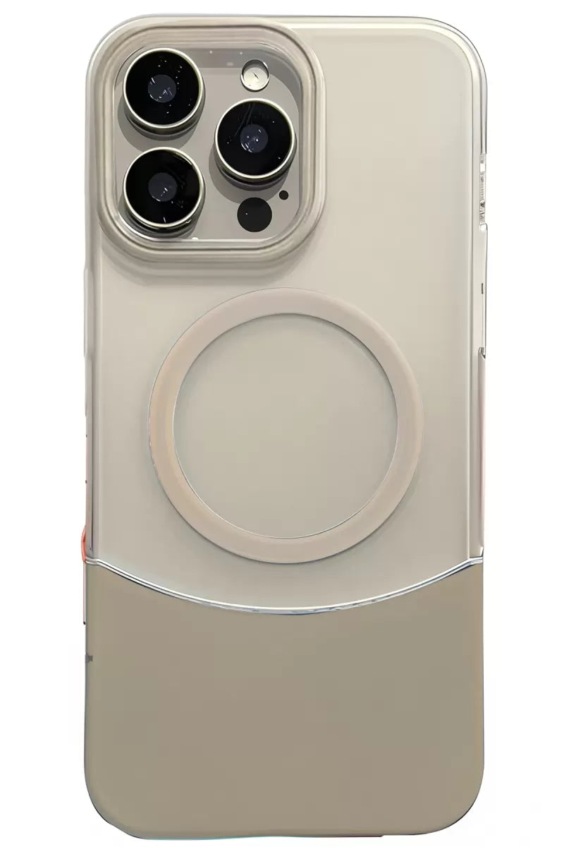 iPhone 16 Pro Velar Magsafe Kapak - Natural Grey
