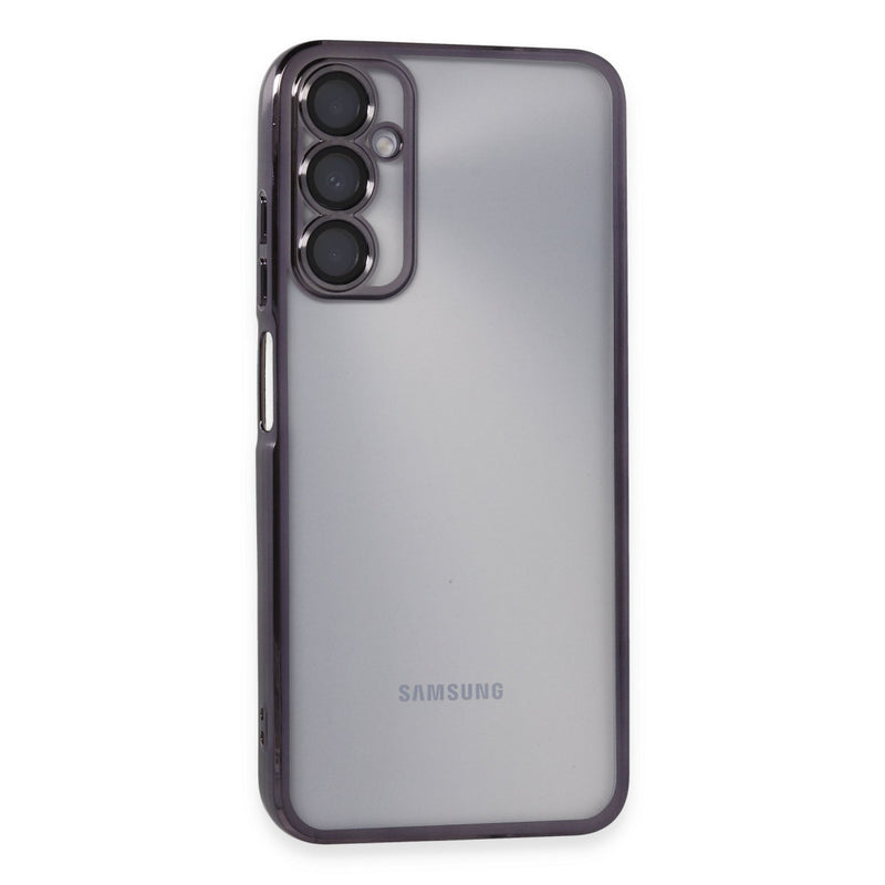 Galaxy A05S Kılıf Razer Lensli Silikon - Mor
