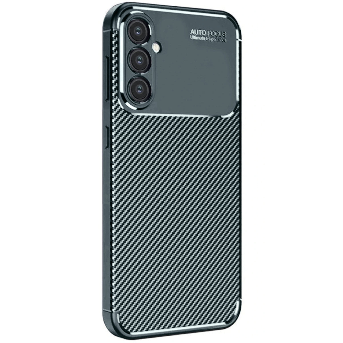 Galaxy A56 Kılıf Auto Focus Karbon Kapak - Koyu Yeşil