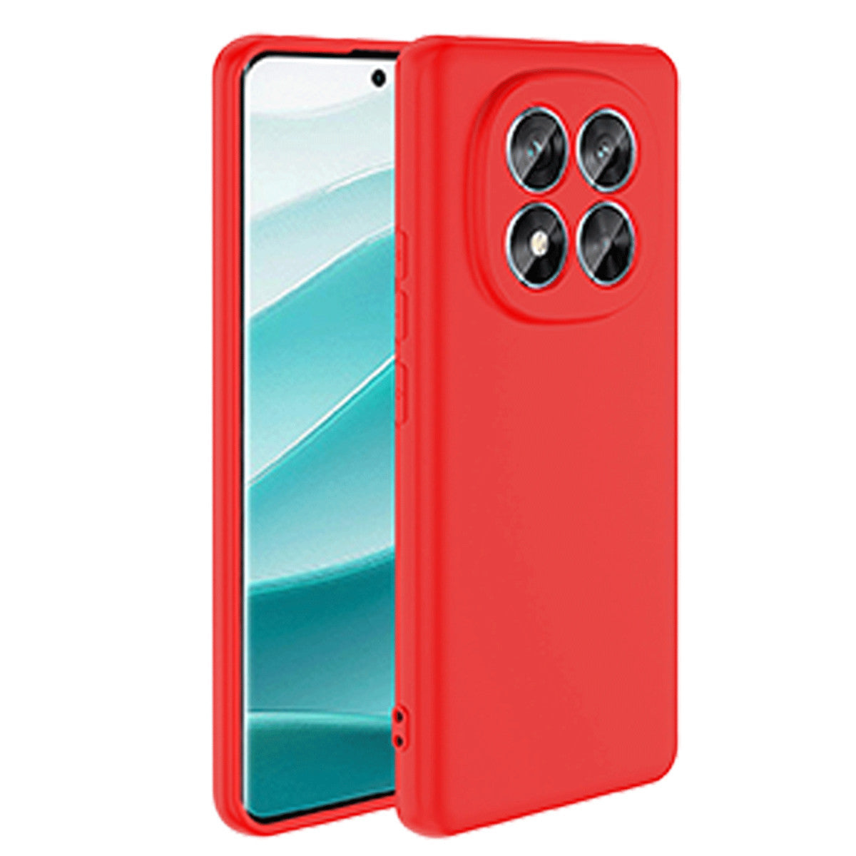 Redmi Note 14 Pro 4G Kılıf First Silikon - Kırmızı