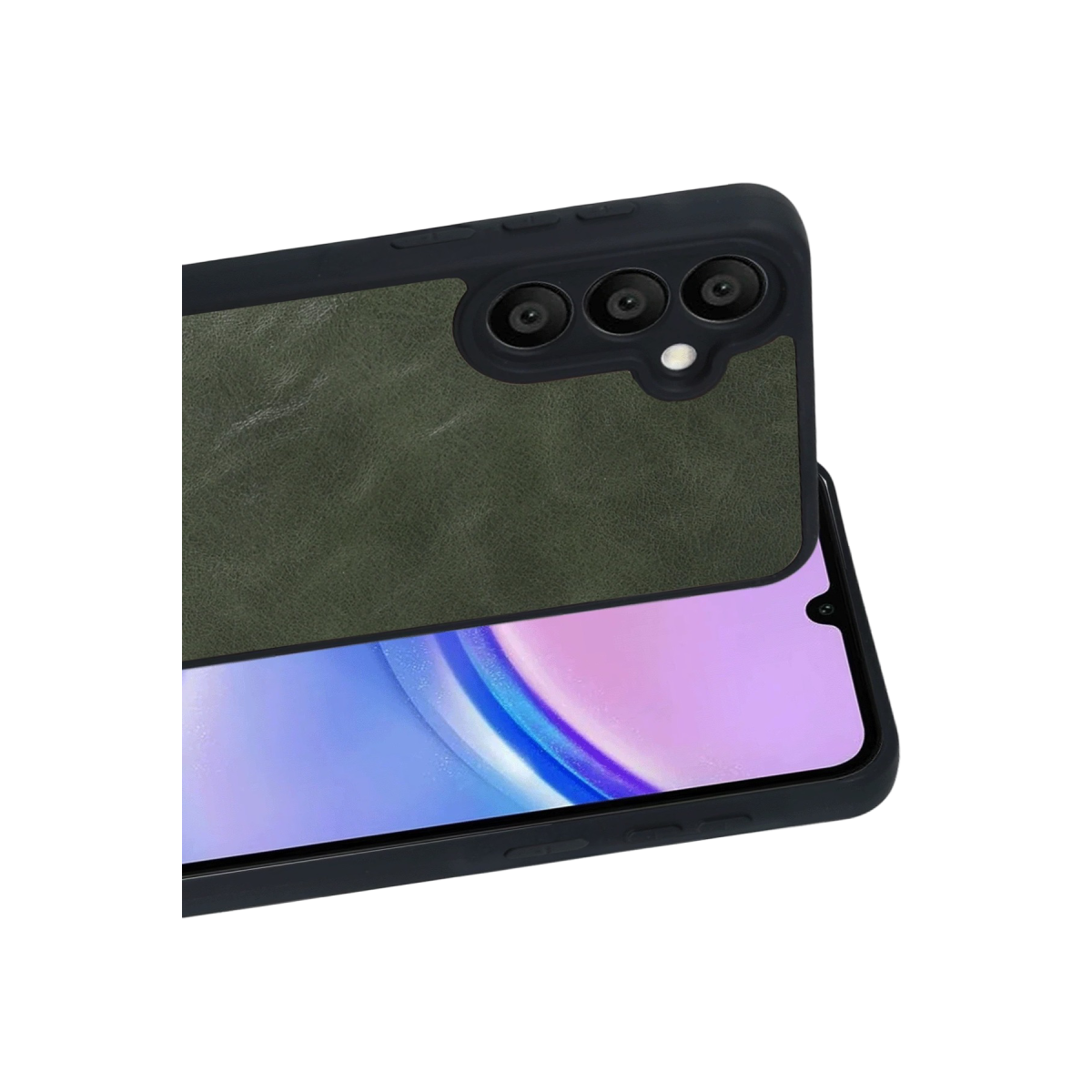 Galaxy A57 5G Aras Deri Kapak - Yeşil