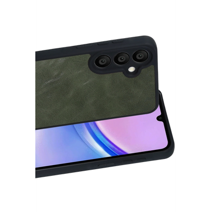 Galaxy A57 5G Aras Deri Kapak - Yeşil