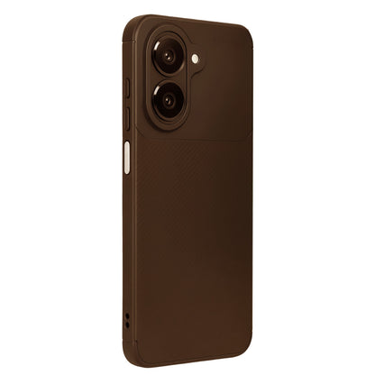 Galaxy A07 4G Auto Focus Karbon Kapak - Kahverengi