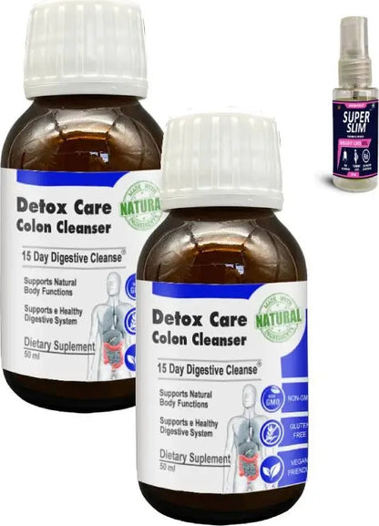 Detox Care Destek Şurubu 50 ml x 2 Adet+Super Slım