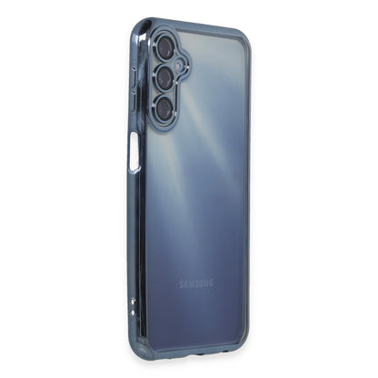 Galaxy A15 4G Kılıf Razer Lensli Silikon - Açık Mavi