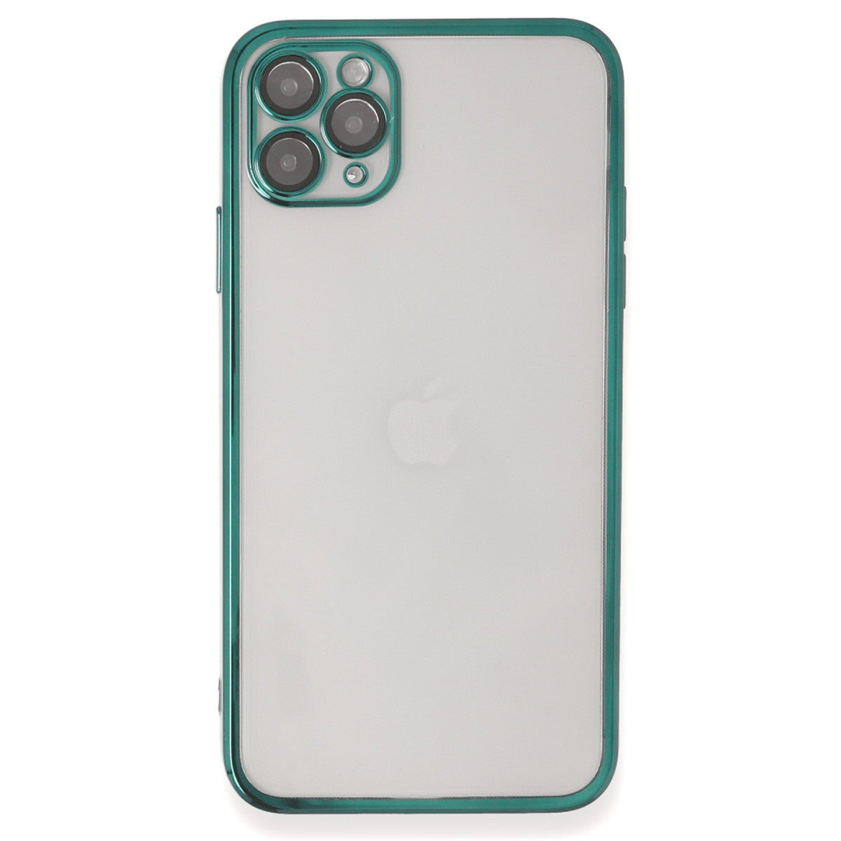 iPhone 11 Pro Max Kılıf Razer Lensli Silikon - Yeşil