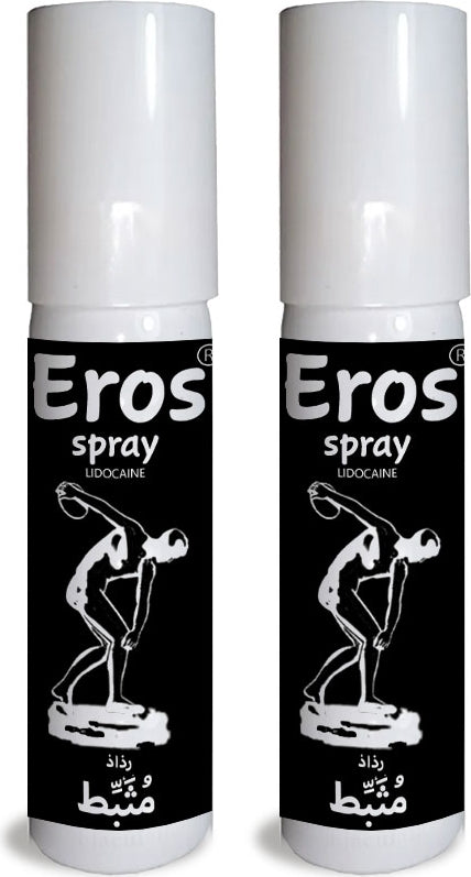 Eros 2 Adet Erkekler Için Özel Stop Spreyi 20 ml (Black)