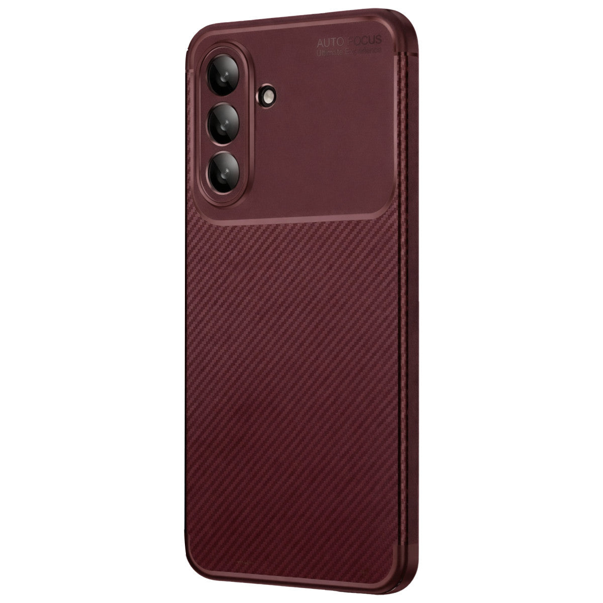 Galaxy A26 Kılıf Auto Focus Karbon Kapak - Bordo