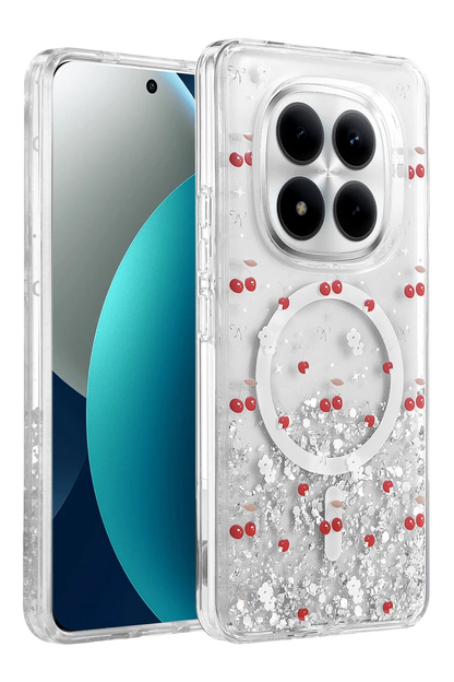 Onegif Redmi Note 15 4G Misk Simli Magsafe Kapak - Desen 5