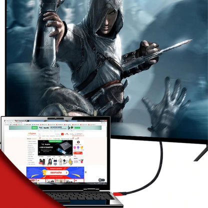 BUFFER® HDMI Kablosu 10 Metre HDTV Bilgisayar Uydu Görüntü Ses Full HD Sargılı Görüntü Aktarma Kablosu