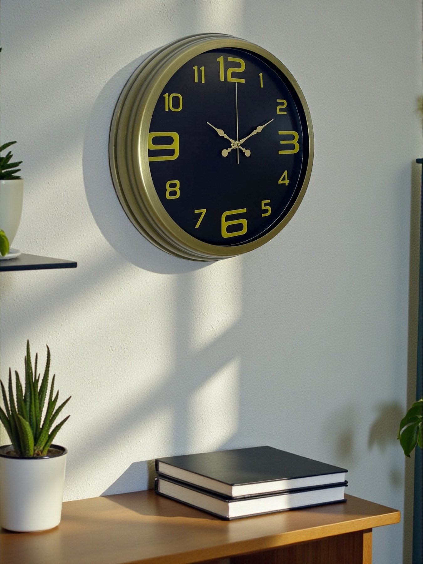 40 Cm Metal Eskitme Vintage Duvar Saati