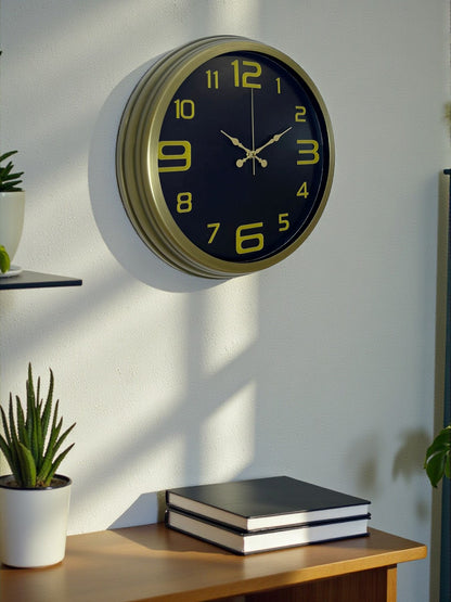 40 Cm Metal Eskitme Vintage Duvar Saati